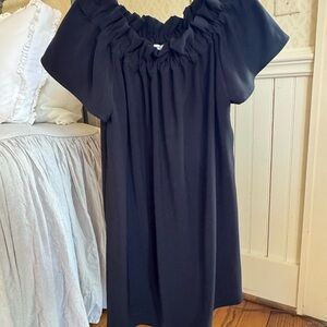 Elegant Black Ruffle Dress